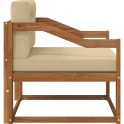 vidaXL Buiten Midden Sofa Naturel