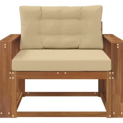 vidaXL Buiten Midden Sofa Naturel