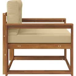 vidaXL Buiten Midden Sofa Naturel
