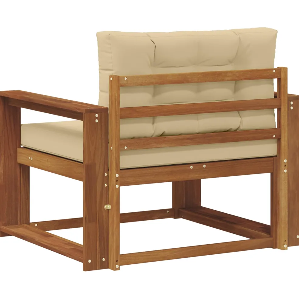 vidaXL Buiten Midden Sofa Naturel