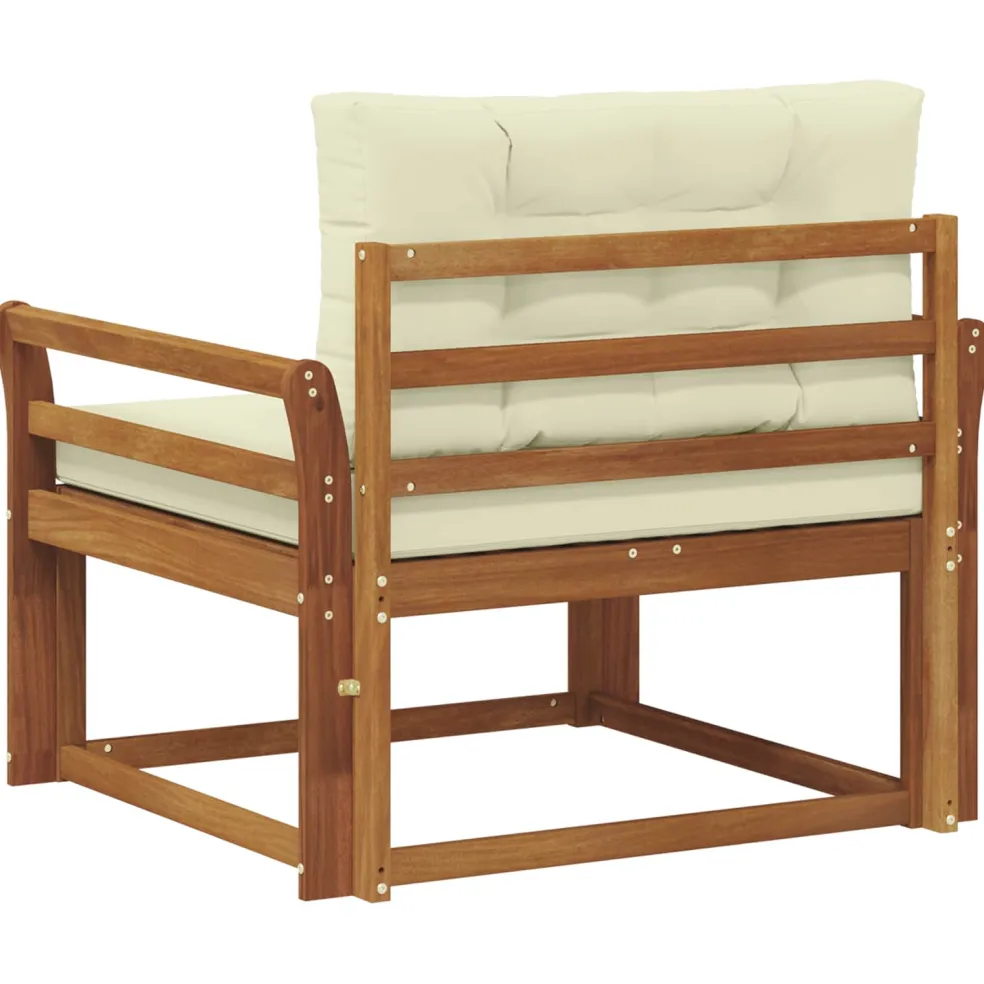 vidaXL Buiten Midden Sofa Naturel