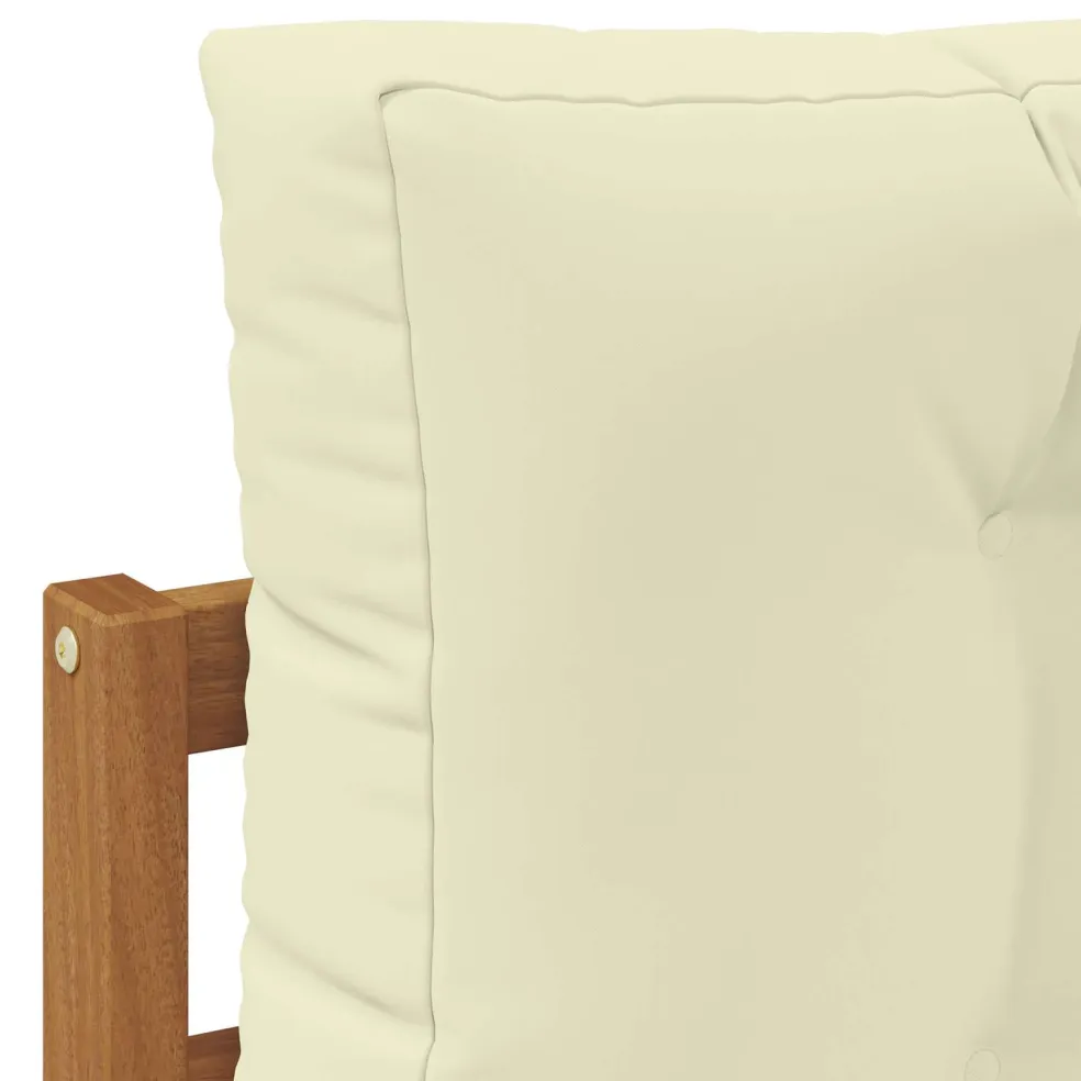 vidaXL Buiten Midden Sofa Naturel