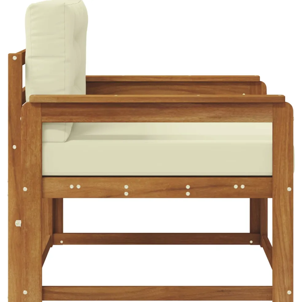 vidaXL Buiten Midden Sofa Naturel
