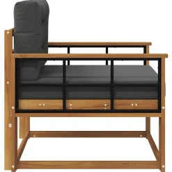 vidaXL Buiten Midden Sofa Naturel