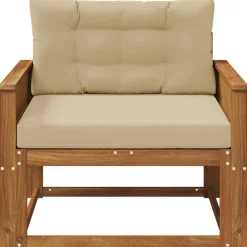 vidaXL Buiten Midden Sofa Naturel