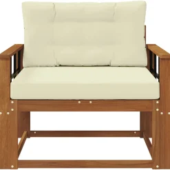 vidaXL Buiten Midden Sofa Naturel