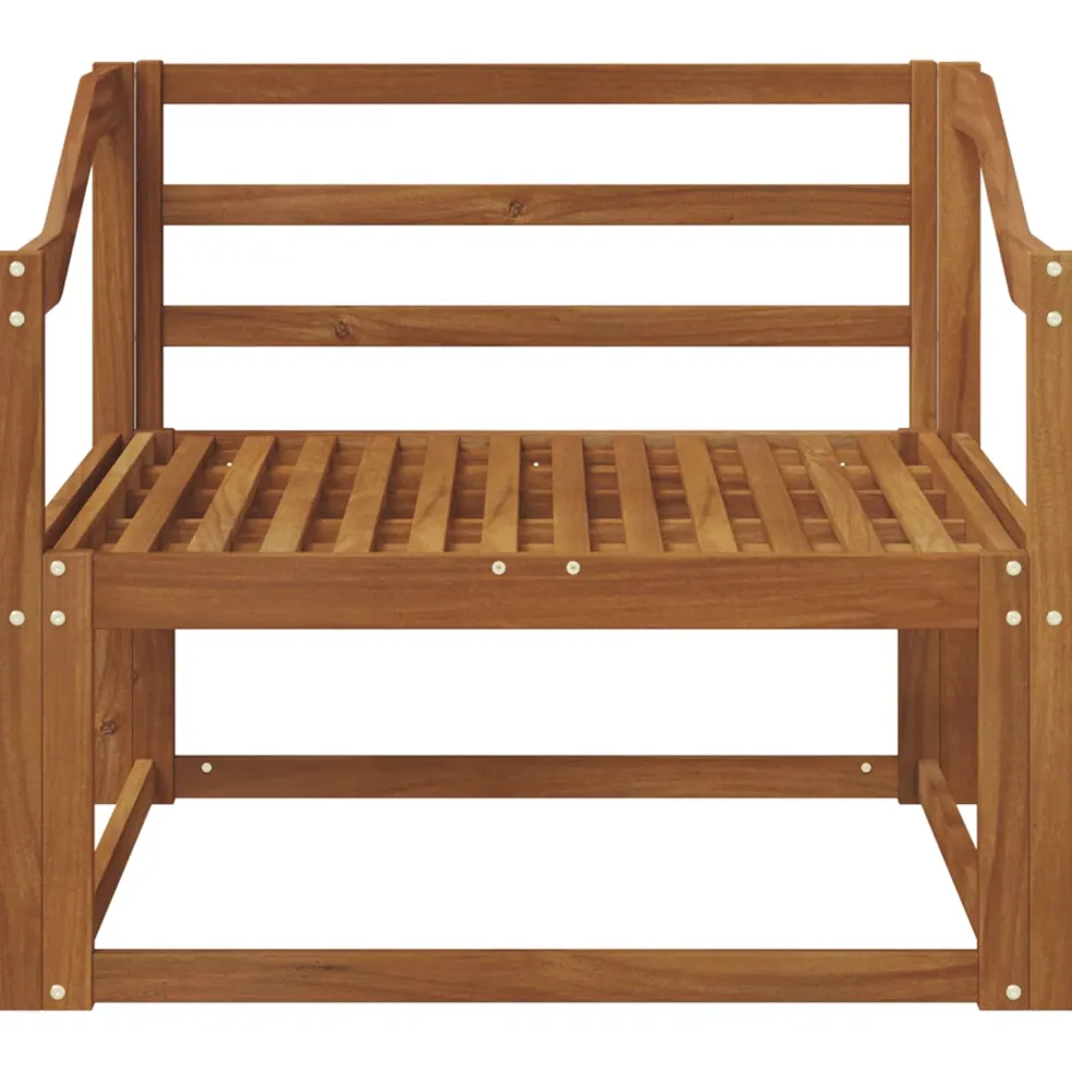 vidaXL Buiten Midden Sofa Naturel