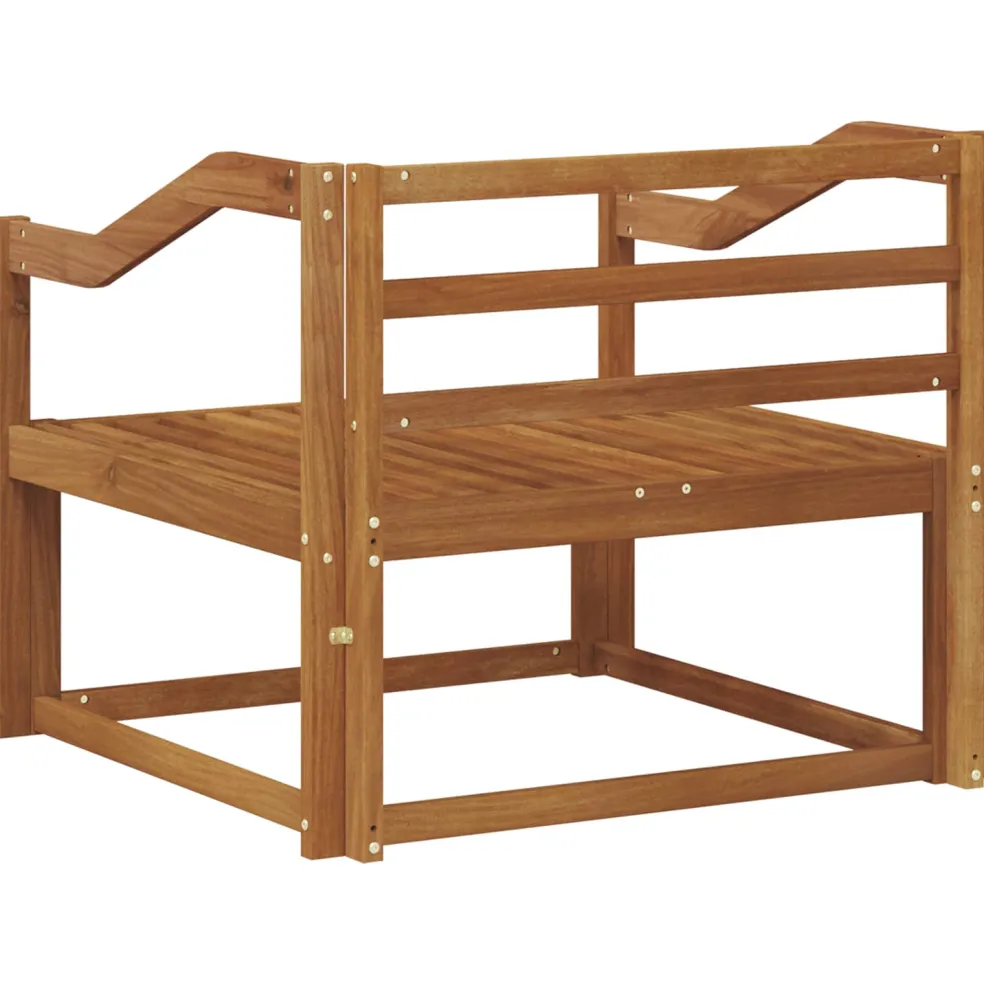 vidaXL Buiten Midden Sofa Naturel