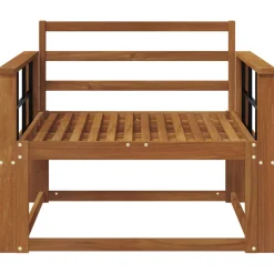 vidaXL Buiten Midden Sofa Naturel