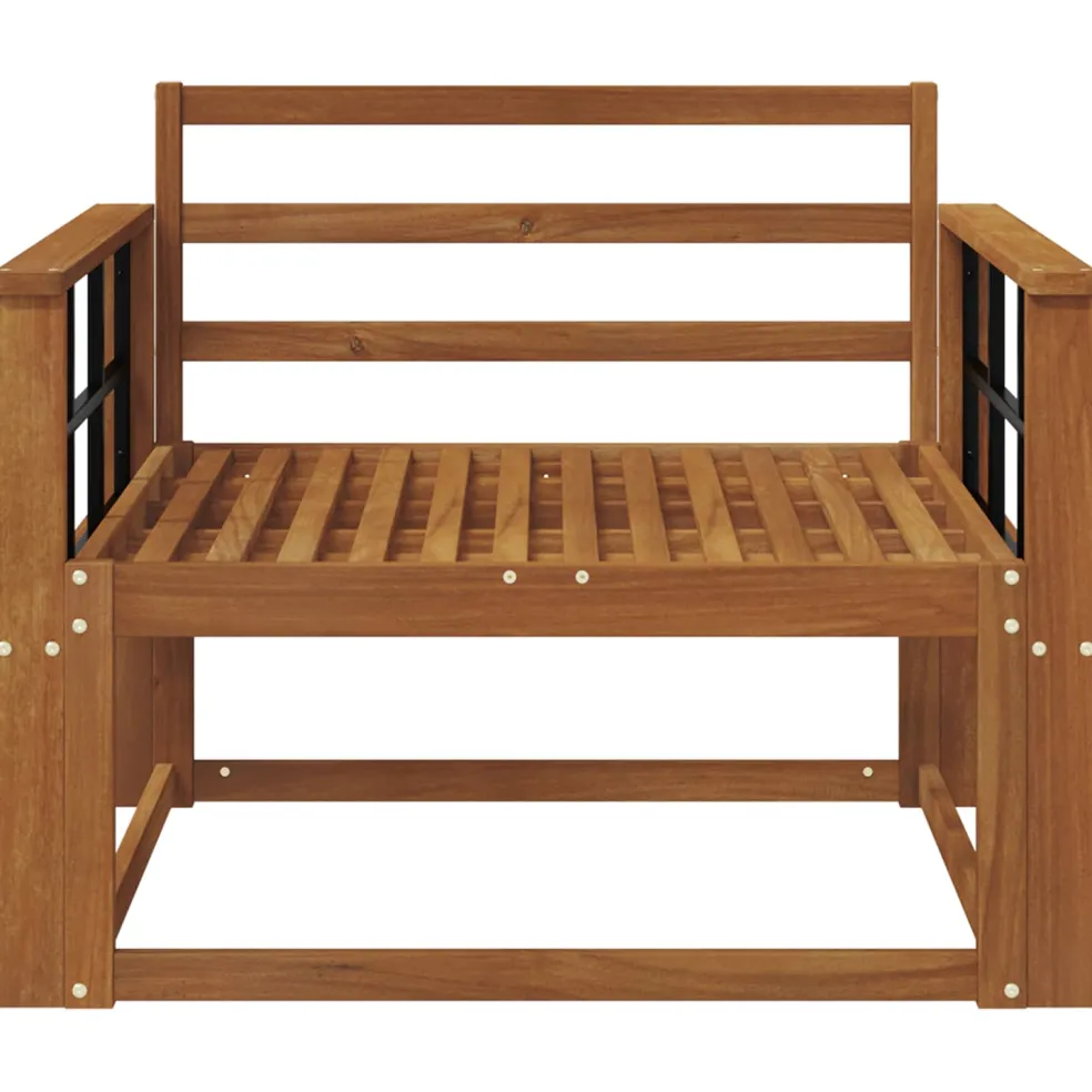 vidaXL Buiten Midden Sofa Naturel