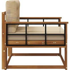 vidaXL Buiten Midden Sofa Naturel