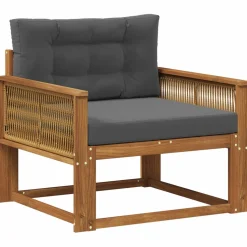 vidaXL Buiten Midden Sofa Naturel