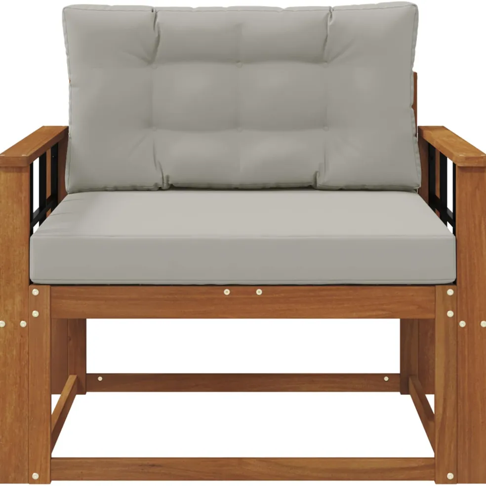 vidaXL Buiten Midden Sofa Naturel