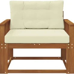 vidaXL Buiten Midden Sofa Naturel