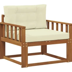 vidaXL Buiten Midden Sofa Naturel