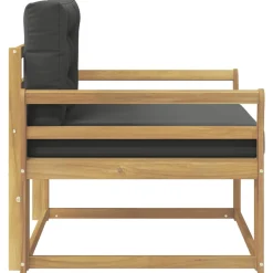 vidaXL Buiten Midden Sofa Polyester Wit