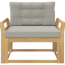 vidaXL Buiten Midden Sofa Polyester Wit