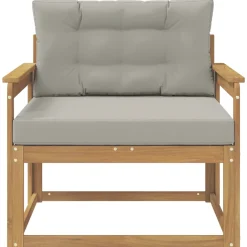 vidaXL Buiten Midden Sofa Polyester Wit