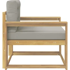 vidaXL Buiten Midden Sofa Polyester Wit