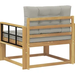 vidaXL Buiten Midden Sofa Polyester Wit