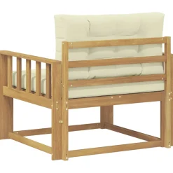 vidaXL Buiten Midden Sofa Polyester Wit
