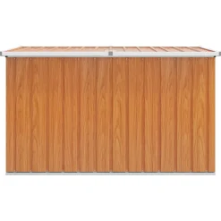vidaXL Buitenopslagdoos Gegalvaniseerd staal 150 x 101 x 91 cm Hout