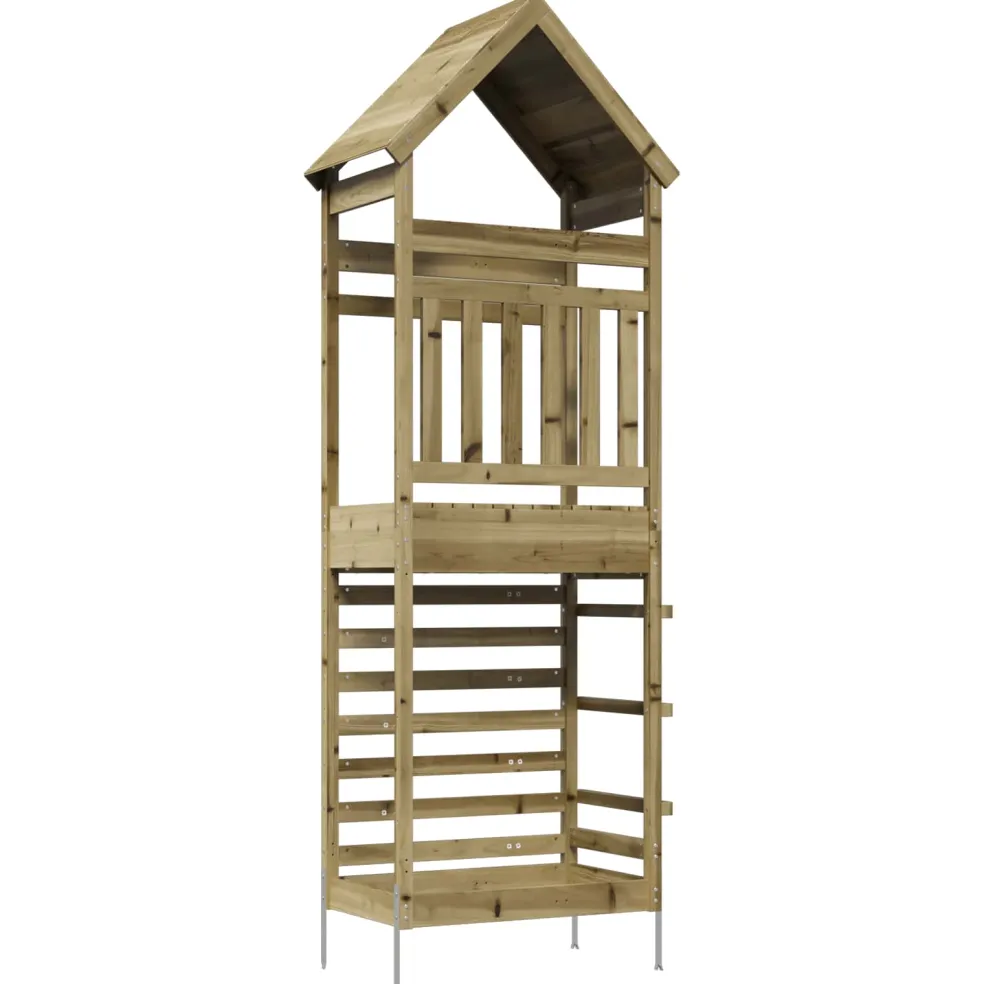 vidaXL Buiten Speeltoren Naturel 53 x 85 x 264 cm