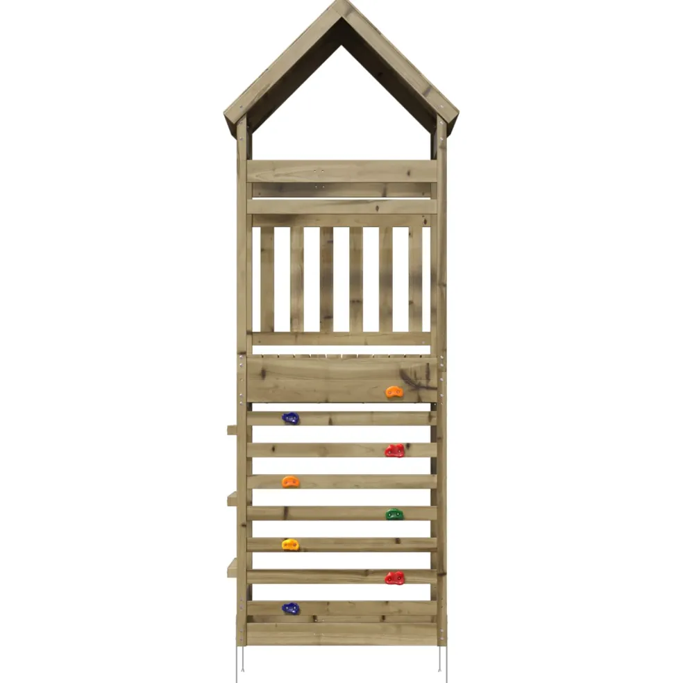 vidaXL Buiten Speeltoren Naturel 53 x 85 x 264 cm