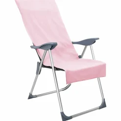 vidaXL Buiten Stoel Handdoeken 2 st Roze 130 x 60 cm
