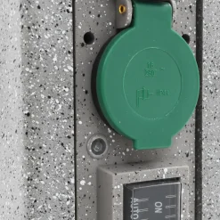 vidaXL Buitenstopcontact schemeringssensor pilaar kunststof