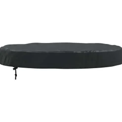 vidaXL Buiten Tafel Hoes 62 x 62 x 10 cm 210D Oxford Stof Rond