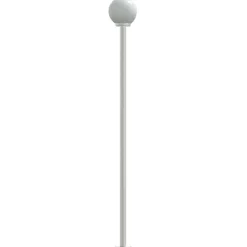 vidaXL Buitenvloerlampen 3 st 215 cm roestvrij staal zilverkleurig