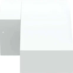 vidaXL Buitenwandlampen 2 st LED gegoten aluminium wit