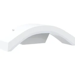 vidaXL Buitenwandlampen 2 st LED gegoten aluminium wit