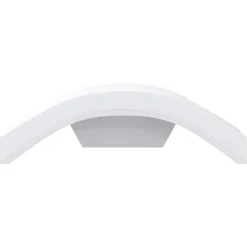vidaXL Buitenwandlampen 2 st LED gegoten aluminium wit