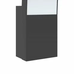 vidaXL Buitenwandlampen 2 st LED gegoten aluminium zwart