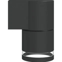 vidaXL Buitenwandlamp gegoten aluminium zwart