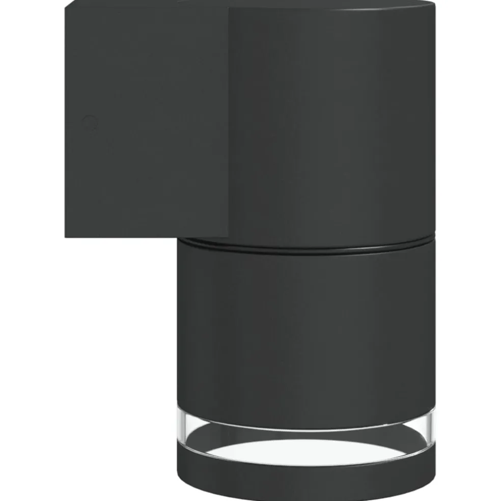 vidaXL Buitenwandlamp gegoten aluminium zwart