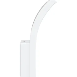 vidaXL Buitenwandlamp LED gegoten aluminium wit