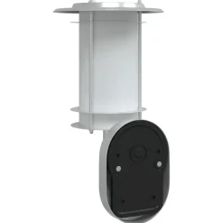 vidaXL Buitenwandlamp met sensor roestvrij staal zilverkleurig