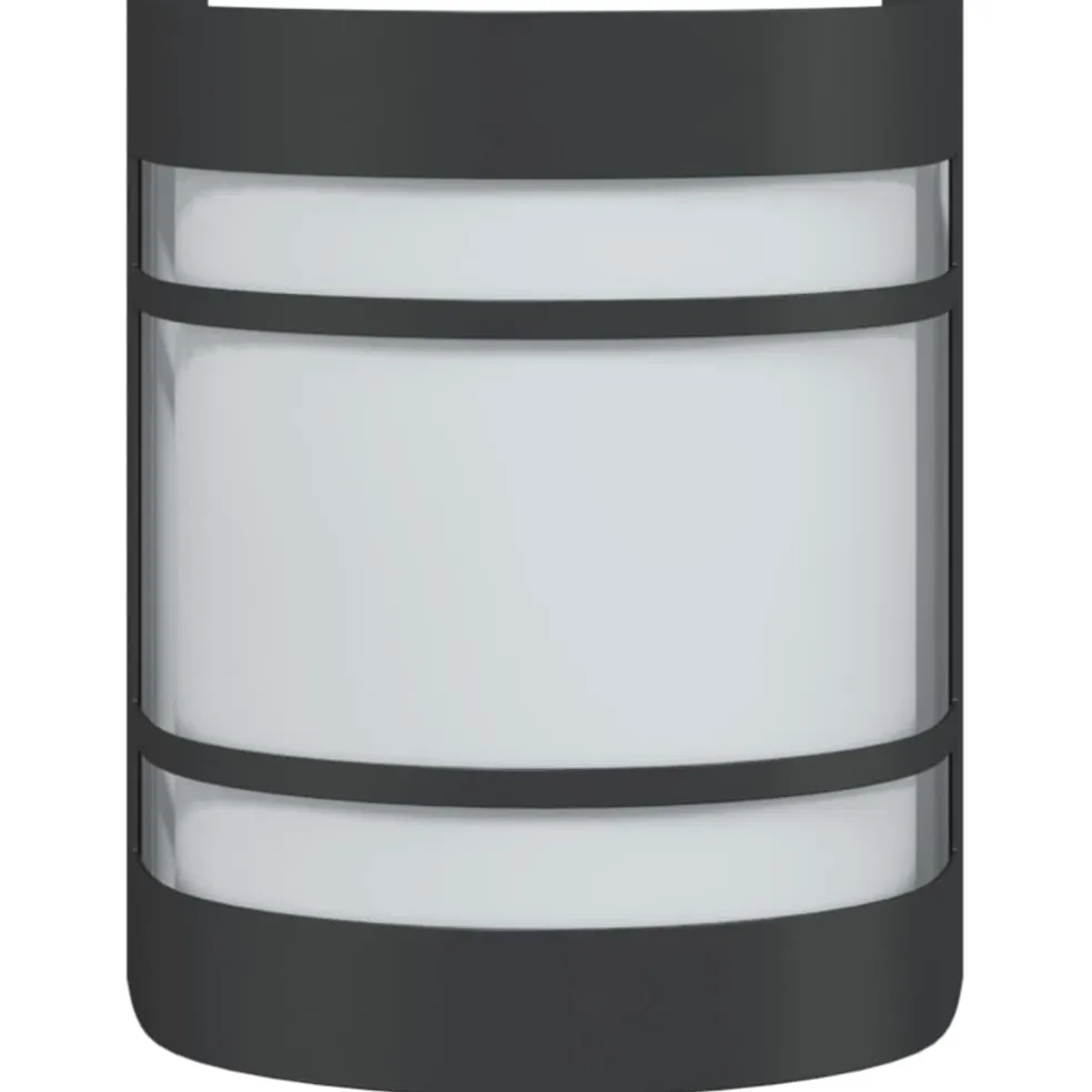 vidaXL Buitenwandlamp roestvrij staal zwart