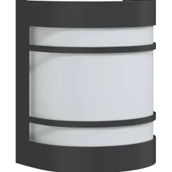 vidaXL Buitenwandlamp roestvrij staal zwart