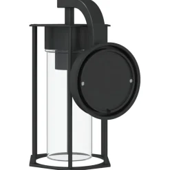 vidaXL Buitenwandlamp roestvrij staal zwart