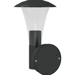 vidaXL Buitenwandlamp roestvrij staal zwart