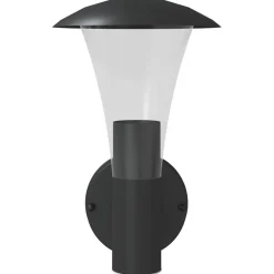 vidaXL Buitenwandlamp roestvrij staal zwart