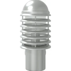vidaXL Buitenwandlamp roestvrij staal zilverkleurig