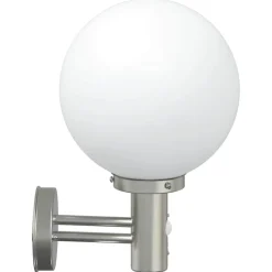 vidaXL Buiten Wandlamp Zilver 28 x 25 x 38 cm