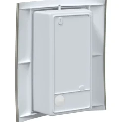 vidaXL Buiten Wandlamp zilver 23,5 x 9 x 26 cm