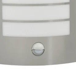 vidaXL Buiten Wandlamp zilver 23,5 x 9 x 26 cm