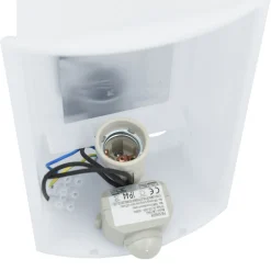 vidaXL Buiten Wandlamp zilver 23,5 x 9 x 26 cm